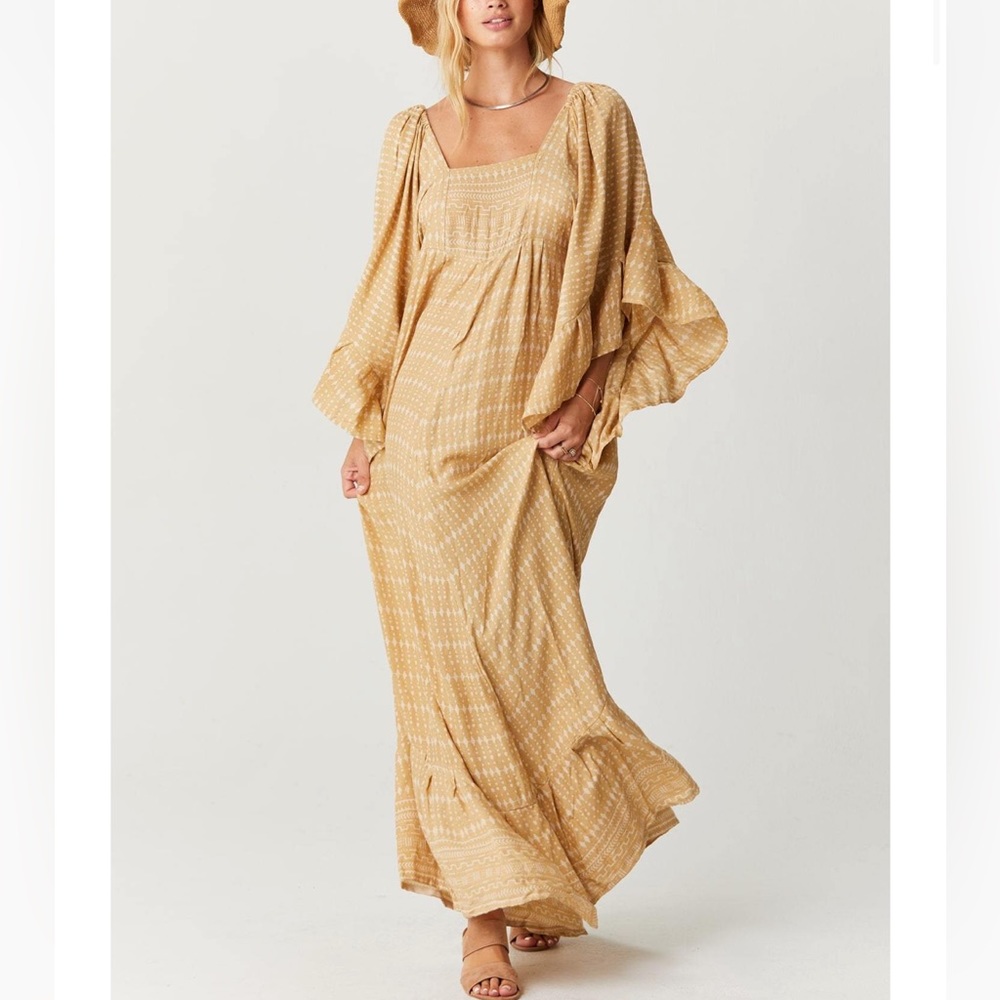 JENS PIRATE BOOTY maxi dress flown sleeve small